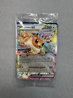 Pokemon Prismatic Evolutions Eevee ex 75/131 Surprise Box Stamped Promo MINT M - Image 1