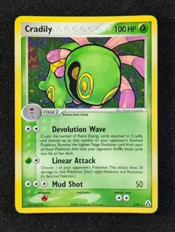 2006 Pokemon CRADILY #3/92 EX Legend Maker Cosmos Holo Rare English - Image 1