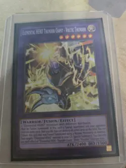 Yugioh Elemental HERO Thunder Giant - Voltic Thunder MZMU-EN029 Collector's Rare - Image 1