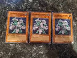 3X Cybernetic Cyclopean CRV-EN017 - Yugioh Yu Gi Oh! Playset - Image 1