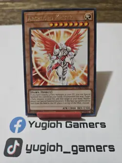 Yu-Gi-Oh Archlord Kristya VASM 1st Edition Rare Light Played - Image 1