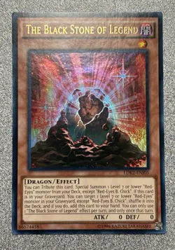 The Black Stone of Legend LDK2-ENJ05 Legendary Decks II Unlimited Edition NM - Image 1