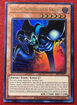 Toon Summoned Skull SRL-EN073 Ultra Rare NM Unlimited - Image 1