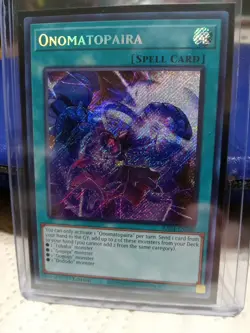 x1 Yugioh Onomatopaira RA04-EN089 1st Edition Secret Rare - Image 1