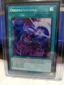 x1 Yugioh Onomatopaira RA04-EN089 1st Edition Secret Rare - Image 2