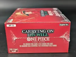 Lot (12) One Piece OP-13 Carrying On His Will English Booster Boxes Sealed - Image 5