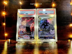 Union Arena Fullmetal Alchemist Edward & Alphonse Elric Dual SR* PSA 10 Set - Image 1