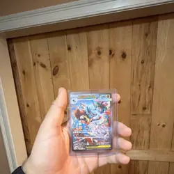 Mega Lucario EX Full Art Holo Pokemon TCG Card 340 HP Fighting Type - Image 1