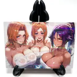 Bleach Orihime Inoue Rangiku Matsumoto Sexy Anime Waifu Goddess Story Art Card - Image 2