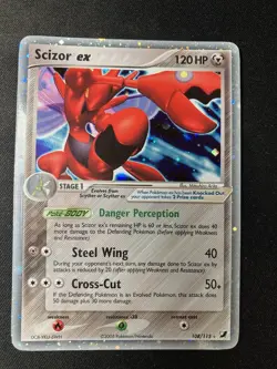 Pokemon Scizor ex 108/115 Unseen Forces Holo Rare Ungraded Childhood Card - Image 1