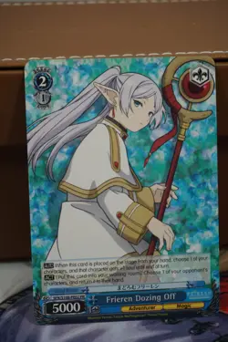 Frieren Dozing Off Weiss Schwarz English PR Promo Card Beyond Journey's End - Image 2