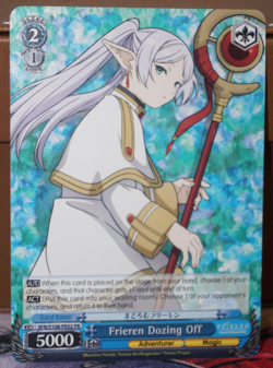 Frieren Dozing Off Weiss Schwarz English PR Promo Card Beyond Journey's End - Image 4