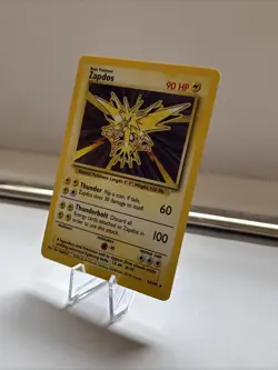 Zapdos Fossil Base Set Holo Card 15/62 - Rare Vintage Pokemon Card WOTC - Image 2