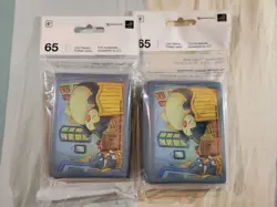 (lot of 2) Pokemon x Van Gogh Museum Card Sleeves: Munchlax & Snorlax - Image 1