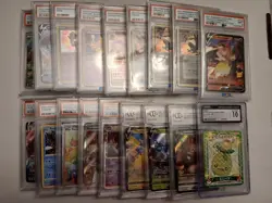 * PSA * BECKETT * CGC * GRADED CARD LOT * X 19 * POKEMON * - Image 1