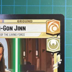 Star Wars | Unlimited Legends of the Force | Oversized Cards | Qui-Jon - Image 3