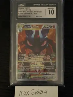 Lucario VSTAR SWSH291 CGC 10 Gem Mint Holo Promo Card Sword & Shield - Image 1