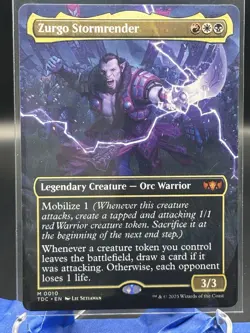 Zurgo Stormrender (Borderless) M Commander: Tarkir: Dragonstorm 10 Near Mint - Image 1