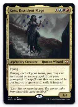 Kess, Dissident Mage NM Commander Streets of New Capenna 344 MTG Regular - Image 1