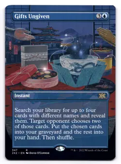 Gifts Ungiven NM Borderless Double Masters 2022 347 MTG Regular - Image 1