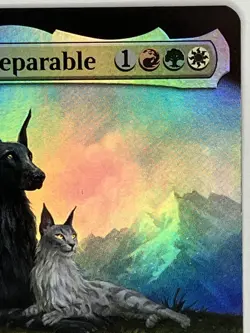 Rin and Seri, Inseparable NM Magic Core Set 2021 278 Buy-a-Box Promo MTG Foil - Image 3