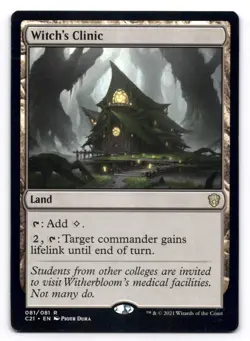 Witch's Clinic NM Commander 2021 081/081 MTG Regular - Image 1
