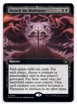Breach the Multiverse NM Extended Art March of the Machine 0358 MTG Regular - Image 1