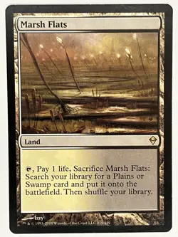 Marsh Flats LP Zendikar 219/249 MTG Regular - Image 1