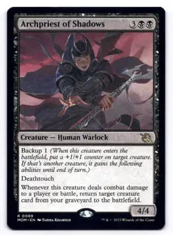 Archpriest of Shadows NM March of the Machine 0089 MTG Regular - Image 1