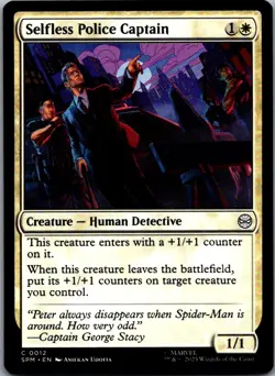 Marvel's Spider-Man #12 Selfless Police Captain - Image 1