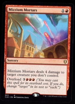 Mizzium Mortars 803 Non Foil Rare Baldur's Gate Magic The Gathering Near Mint - Image 1