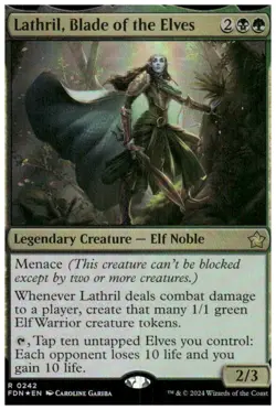 Foundations #242 Lathril, Blade of the Elves Foil - Image 1