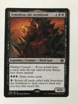 ASMODEUS THE ARCHFIEND Adventures in Forgotten Realms MTG Magic the Gathering - Image 1