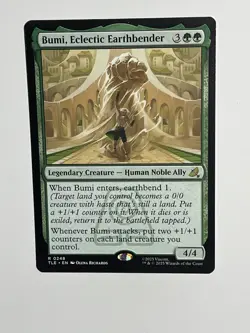 1x - Bumi, Eclectic Earthbender, NM, English Avatar Eternal - Non Foil - Magic - Image 3