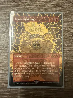Chain Lightning Magic The Gathering Secret Lair Drop 370 Rare - Image 1
