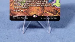 Leo's Katana - Sword of Sinew and Steel (Borderless) Tmnt Mtg NM PZA B - Image 4