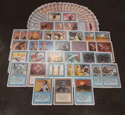 MTG Magic ALL REVISED BLUE DECK Island Fish Counterspell Control Magic Clone OOP - Image 1