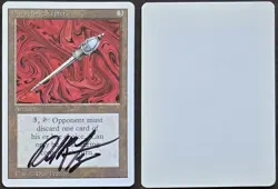 Signed MtG Magic Dan Frazier Artist Proof _ Revised _ DISRUPTING SCEPTER _1/100! - Image 1
