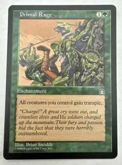 MTG X1 * Primal Rage X1 NearMint Stronghold Uncommon SellbyCyn - Image 1
