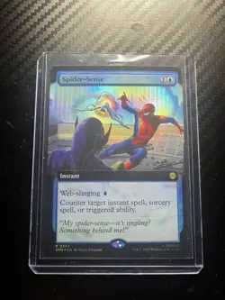 Spider-Sense (Extended Art) Marvel's Spider-Man Foil MTG - Image 1