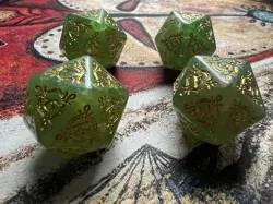 4 x Lord of the Rings Bundle Spin Down Life Counter D20 Dice MTG LOTR - Image 3