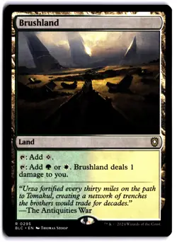 Brushland NM BLC Commander: Bloomburrow MTG - Image 1