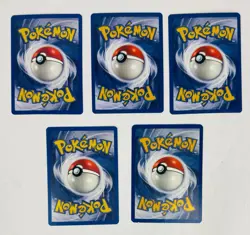 Pokemon Gym Heroes & Challenge Holo 5 Card Lot Near Mint To Damaged Conditions - Image 2
