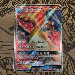 Pokemon 2017 Full Art Sun and Moon Holo Promo Charizard GX SM60 - Image 3