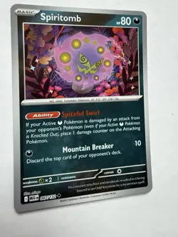 Pokemon Spiritomb 087/132 Reverse Holo ME01 Mega Evolution NM - Image 3