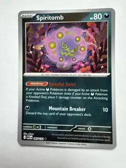 Pokemon Spiritomb 087/132 Reverse Holo ME01 Mega Evolution NM - Image 4