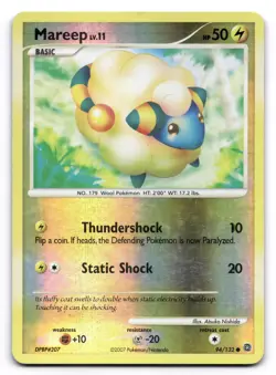 Mareep MP 94/132 Secret Wonders Pokemon TCG Reverse Holo - Image 1