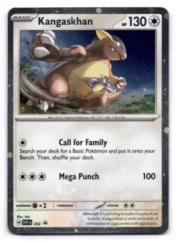 Kangaskhan NM SVP 202 Cosmos Holo Scarlet & Violet Promo 202 Pokemon TCG - Image 1