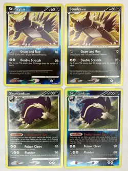 Stunky Skuntank NM Stormfront 26 76/100 Pokemon TCG Reverse Holo - Image 1
