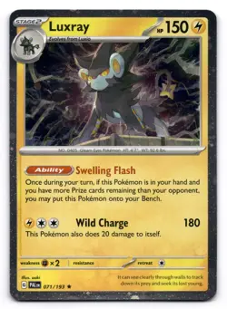 Luxray NM Cosmos Holo Paldea Evolved 071/193 Pokemon TCG Holo - Image 1